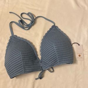 Shade & Shore blue bikini top
